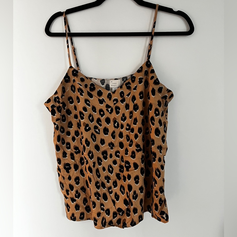 Leopard Print A New Day Tank Top from Target NWT